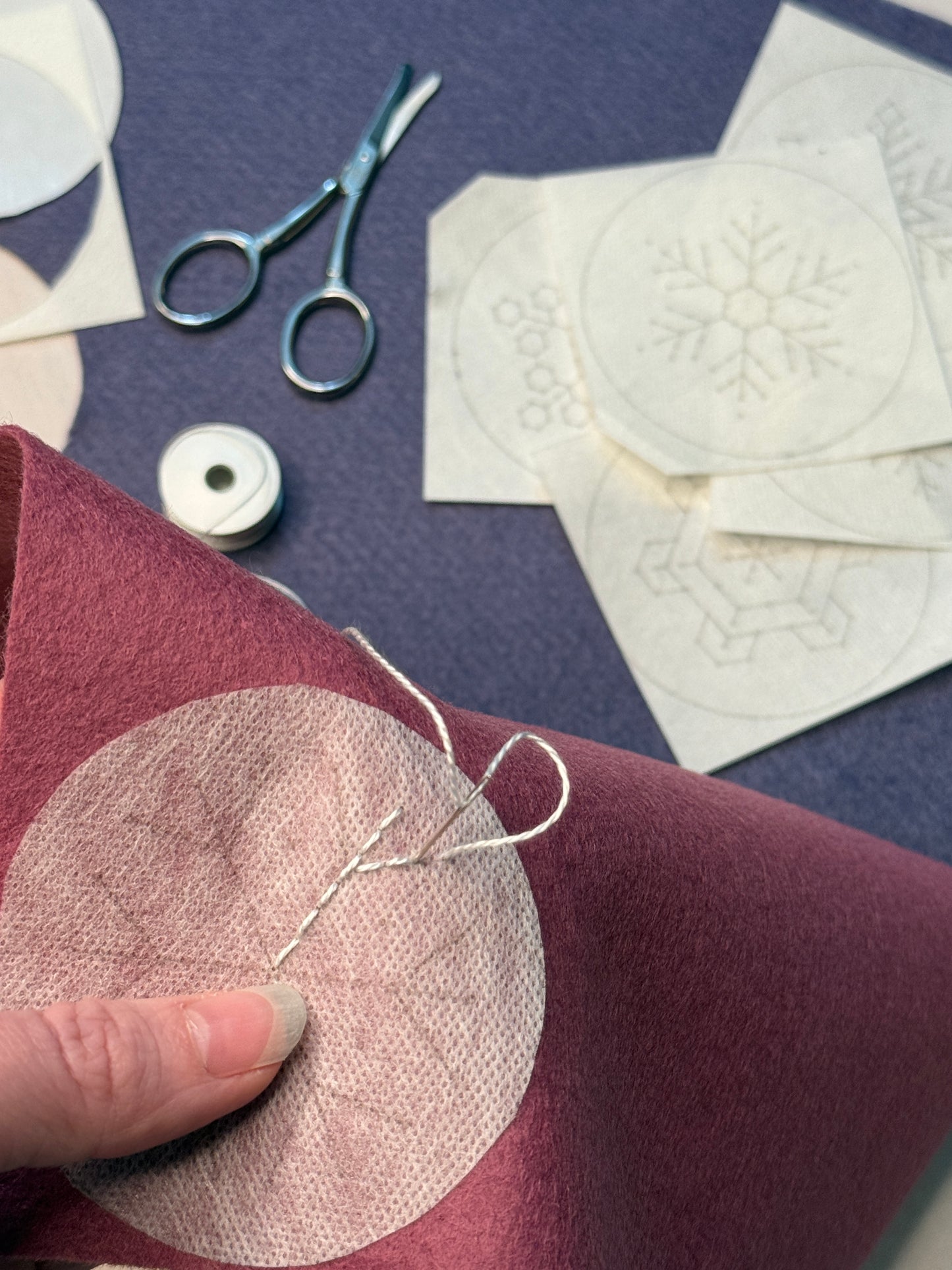 Stick & Stitch Snowflakes