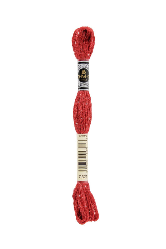 DMC Mouliné Étoile Embroidery Thread C321 Red