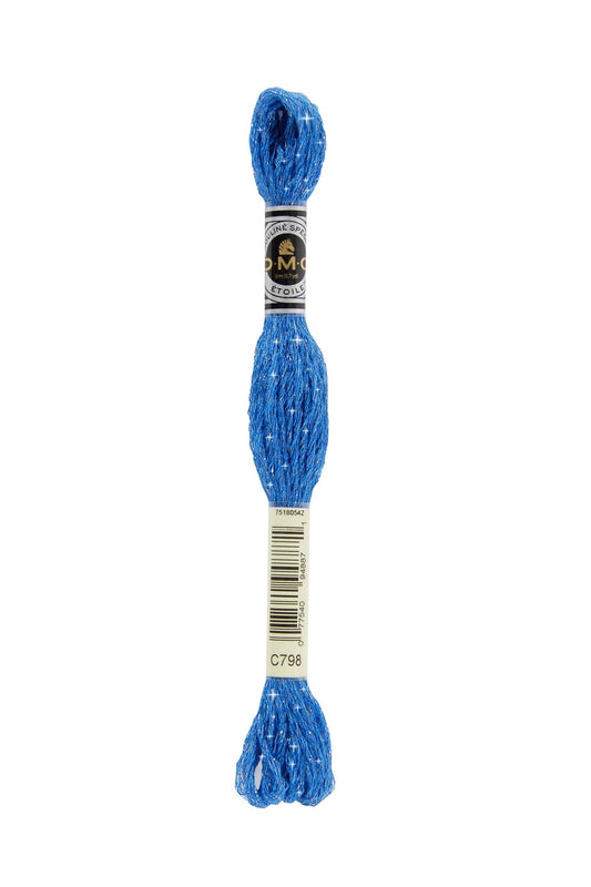 DMC Mouliné Étoile Embroidery Thread C798 Dark Delft Blue