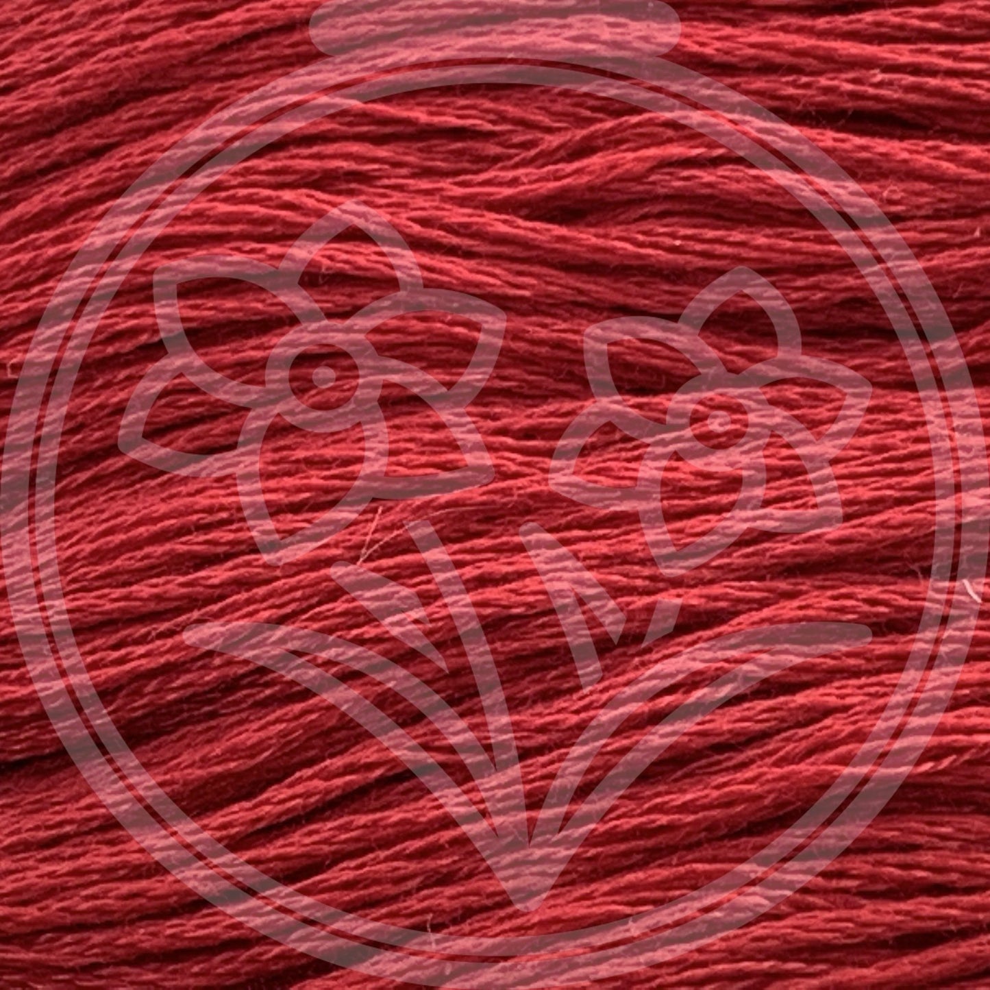 Closeup of multiple skeins, with a logo watermark