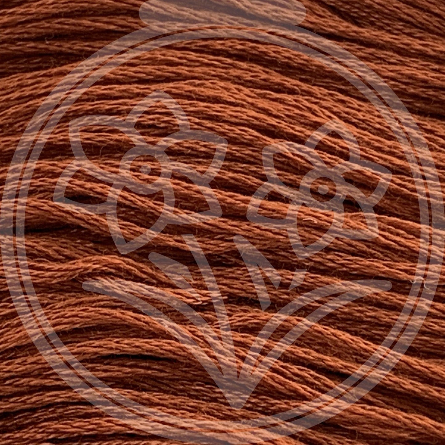 Closeup of multiple skeins, with a logo watermark