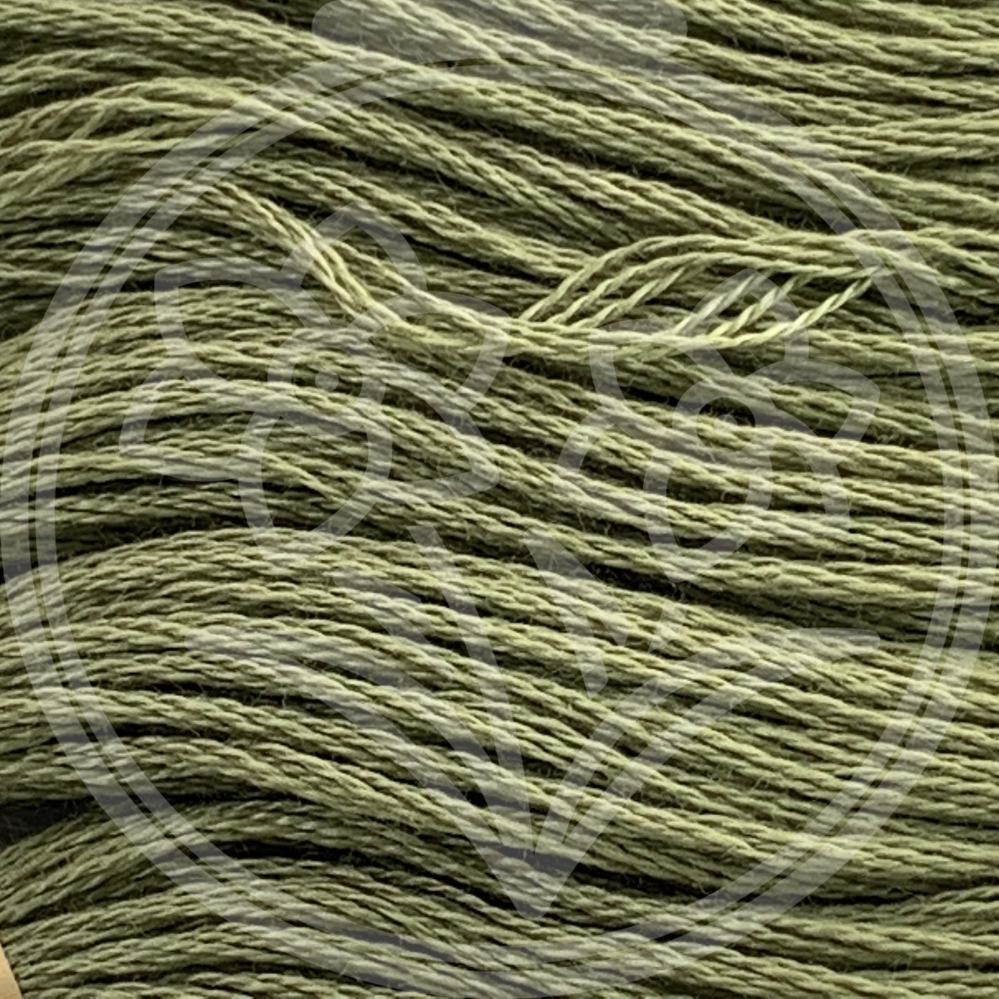Closeup of multiple skeins, with a logo watermark