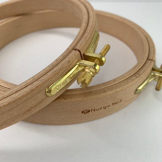 Nurge No 4, Wooden Embroidery Hoop, 24mm