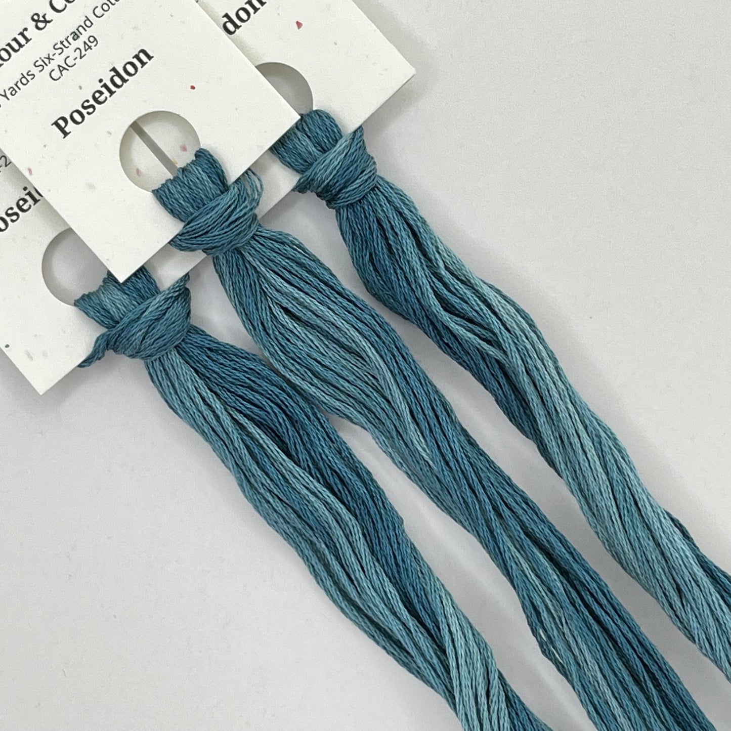 Colour and Cotton Hand Dyed Thread - Poseidon