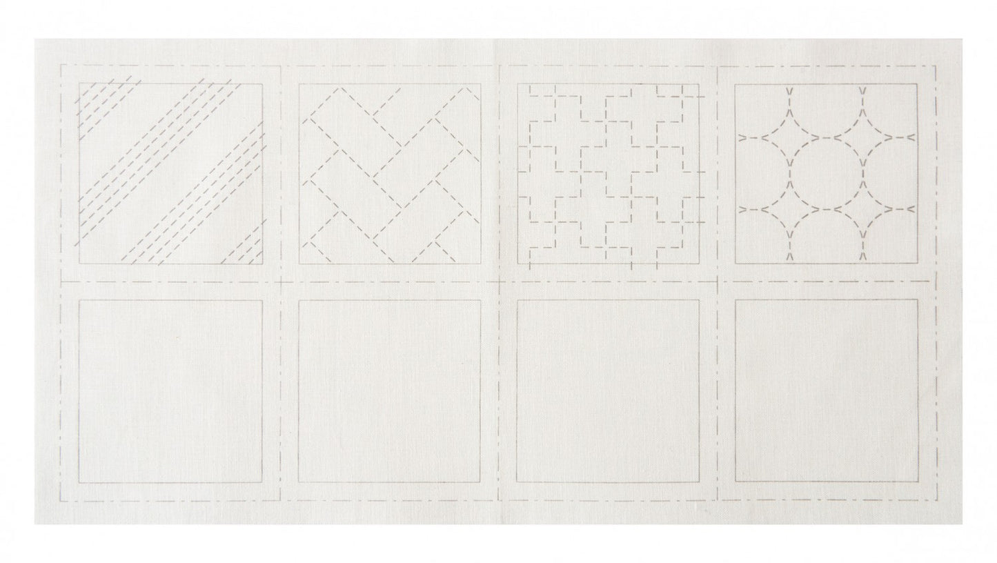 Cosmo Sashiko Preprinted Coaster Set