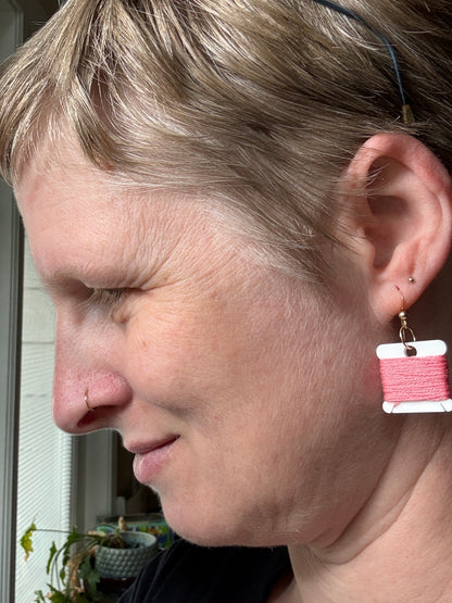 Mini Bobbin Earrings