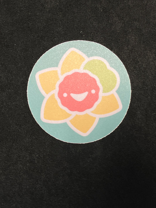 Lucky Jonquil Happy Face Sticker