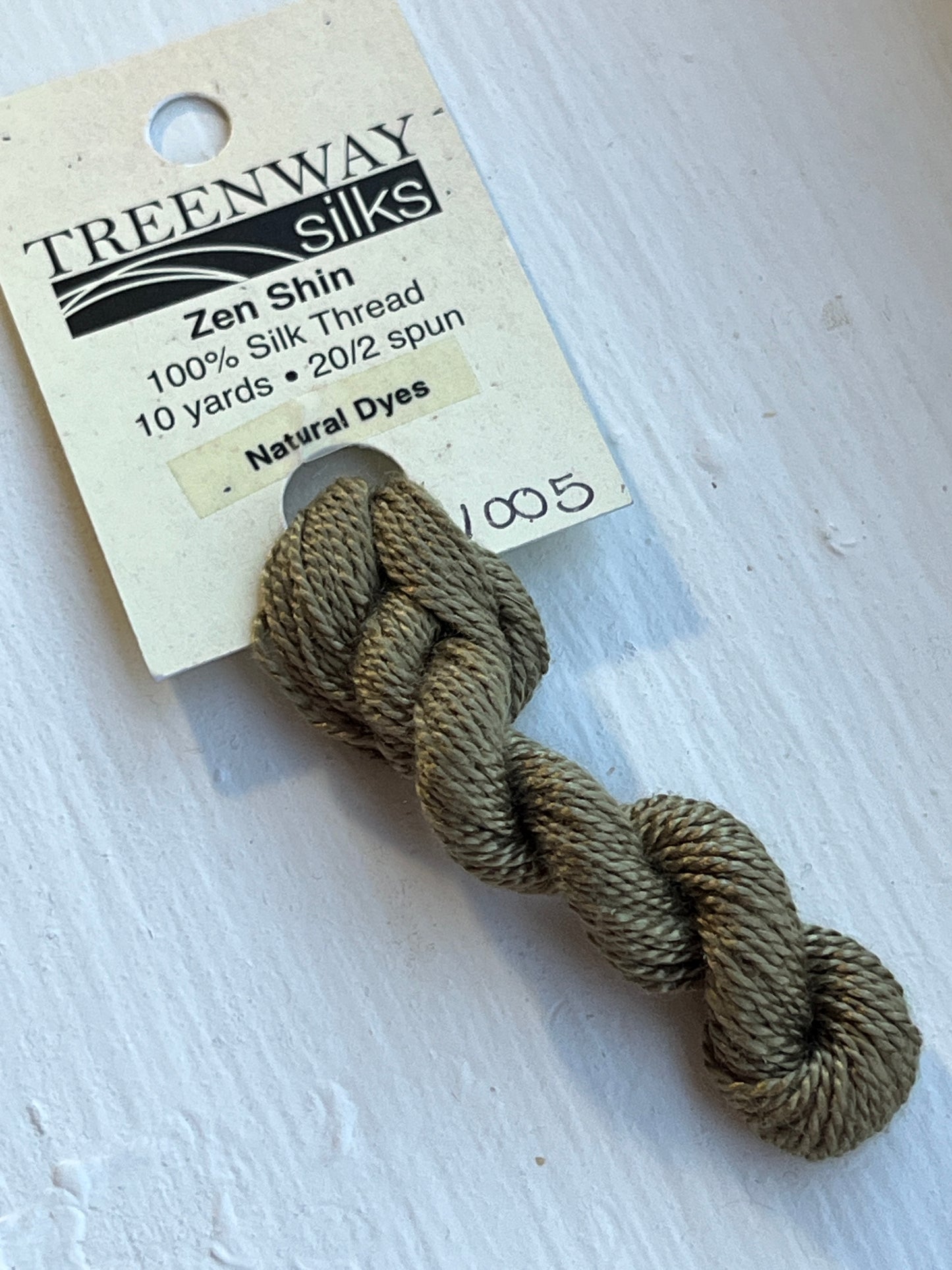 Zen Shin - Natural Dyed 20/2 Spun Silk