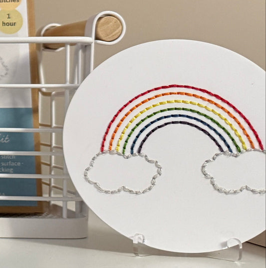 Rainbow Embroidery Stitch Disk Kit