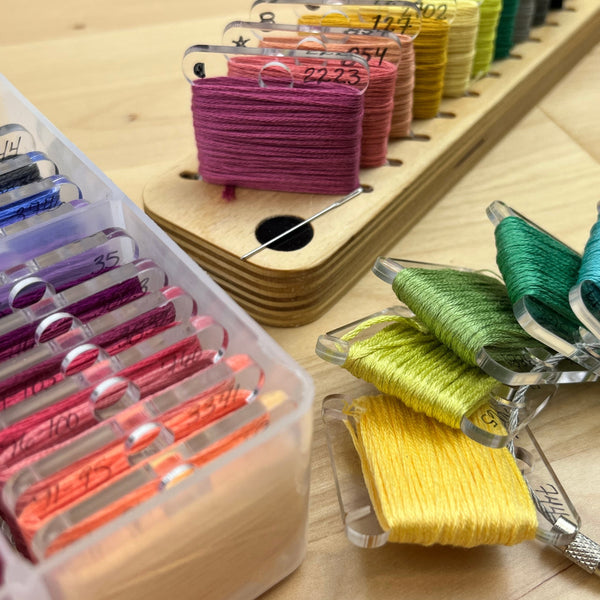 Acrylic Bobbins - Clear