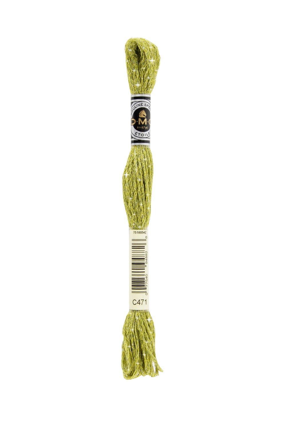 DMC Mouliné Étoile Embroidery Thread C471 Very Light Avocado Green