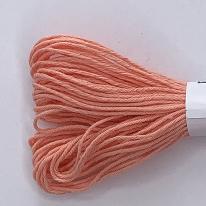 Olympus Japanese Sashiko Thread, Yellowish Orange Peach #25