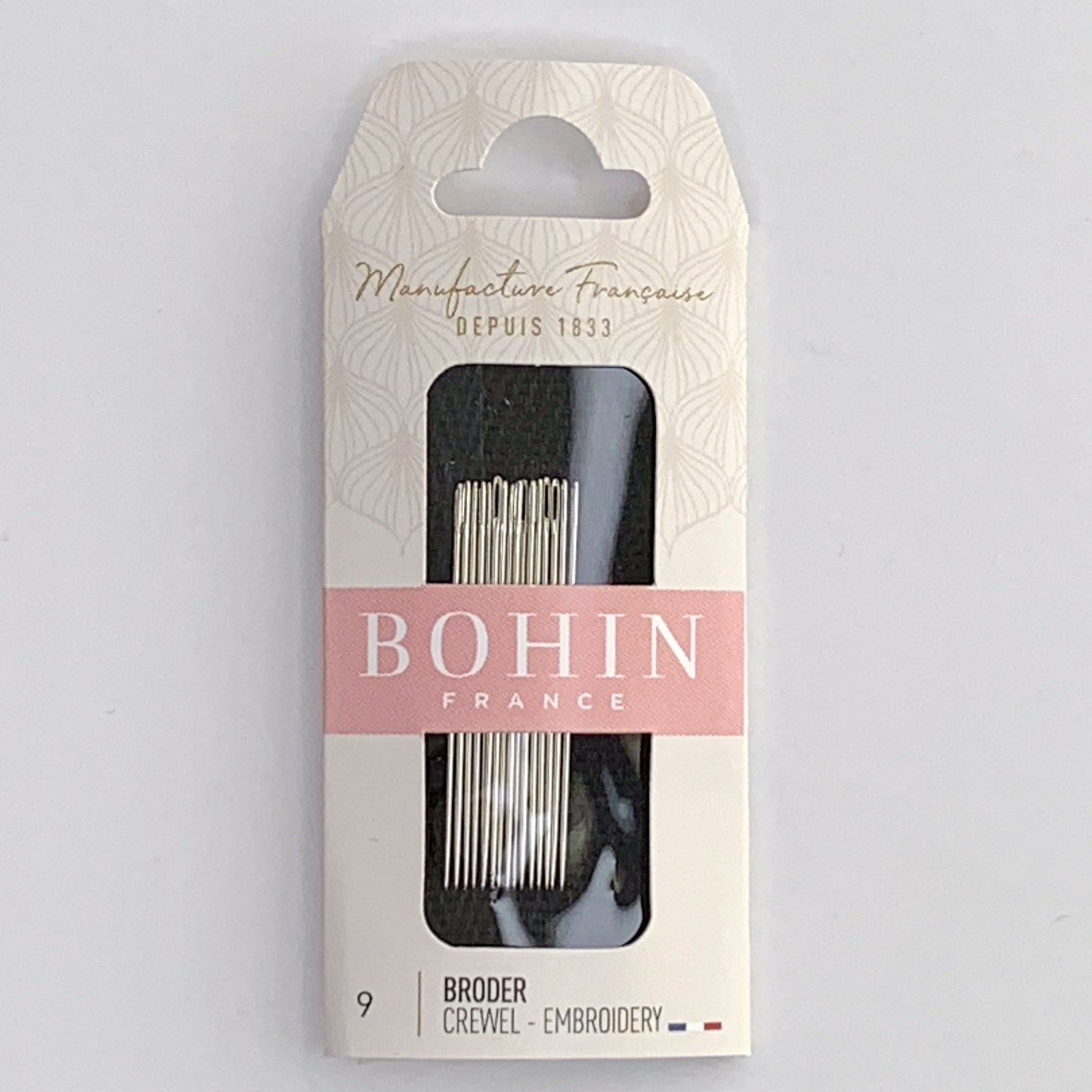 Bohin Crewel Embroidery Needles, Size 9