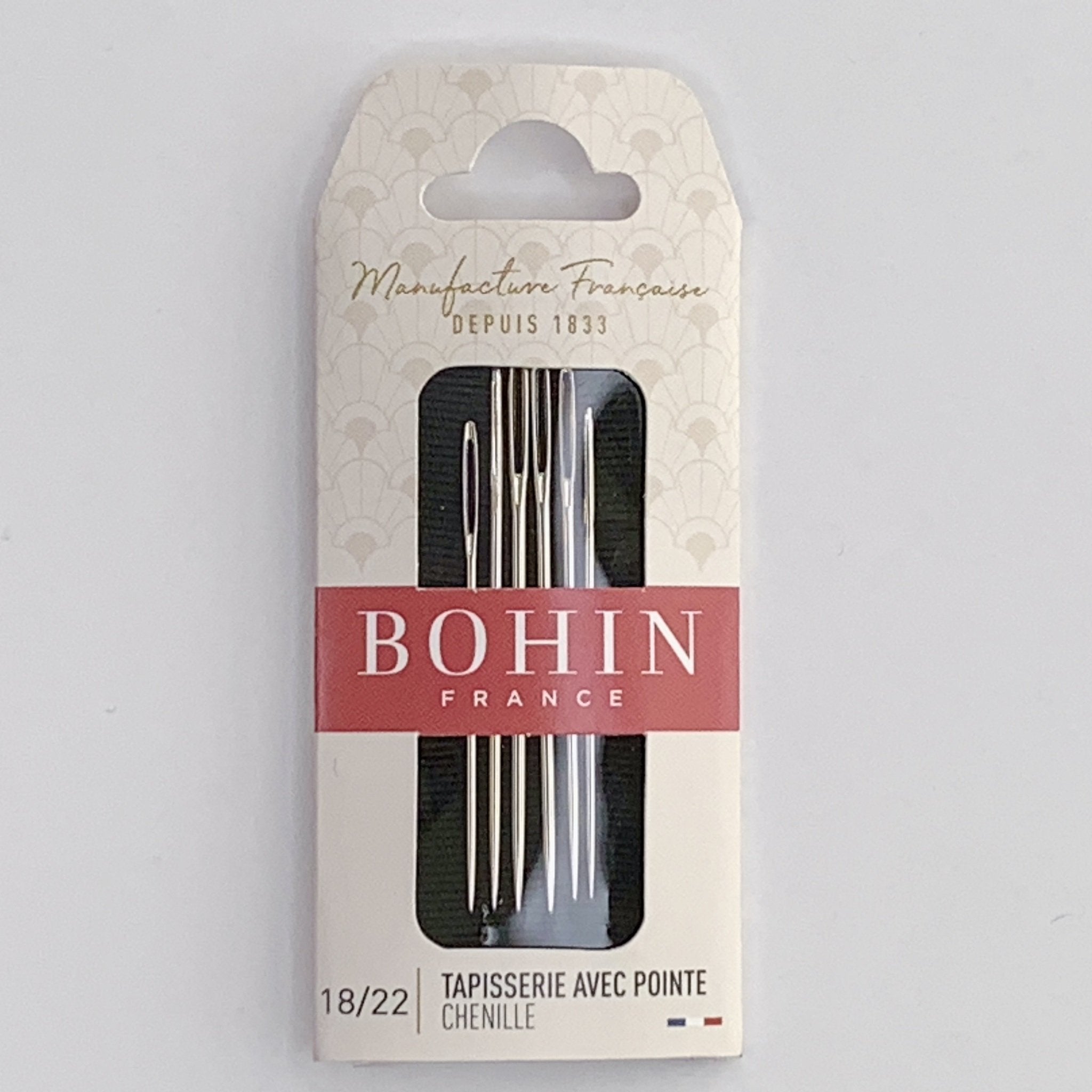 Bohin Chenille Needles, Assorted Sizes 18/20/22