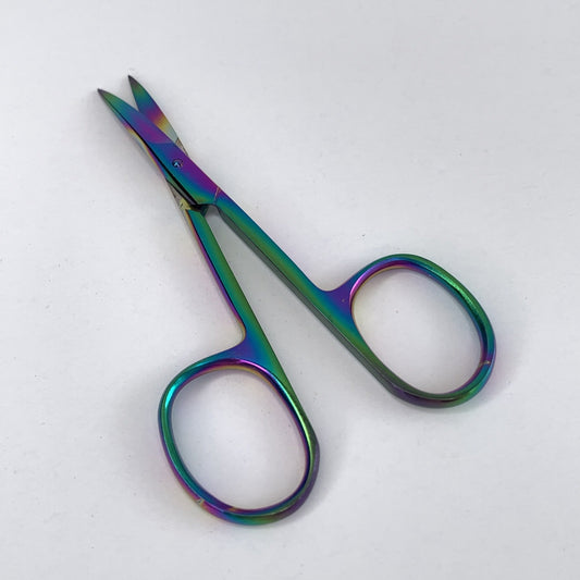 Curved Tip Rainbow Scissors, 3.5"