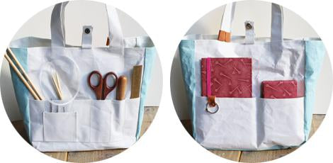 Washi Paper Project Bag