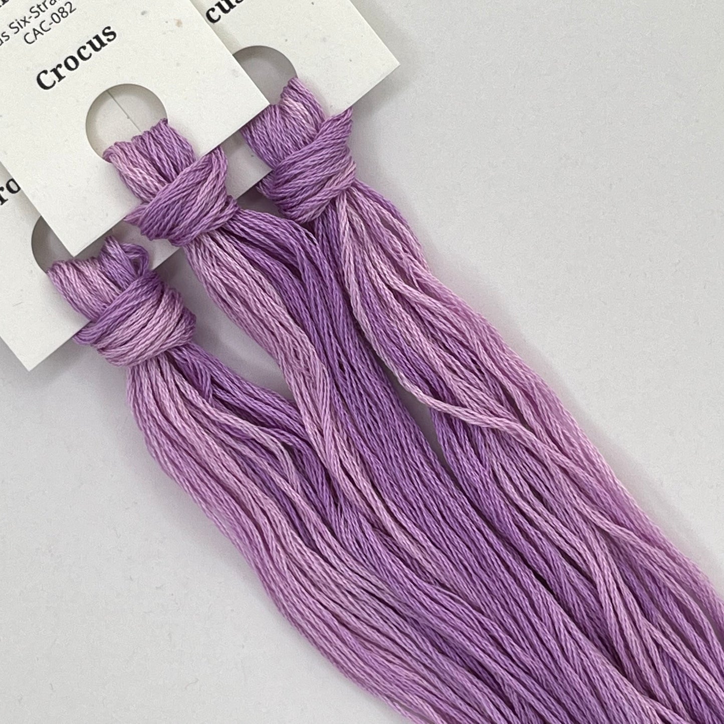 Colour and Cotton Hand Dyed Thread - Crocus