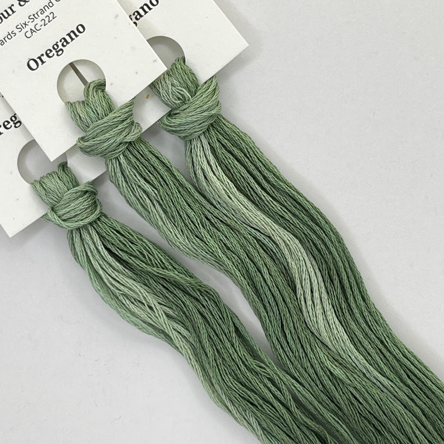 Colour and Cotton Hand Dyed Thread - Oregano