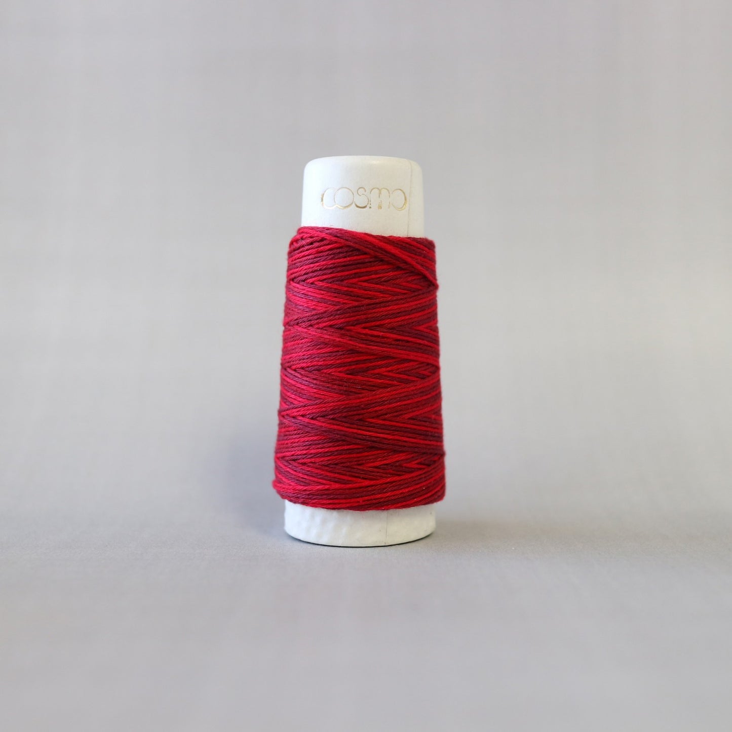 Hidamari Sashiko Variegated Thread, #401 Cranberry Red