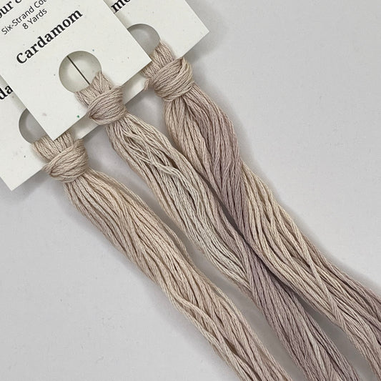 Colour and Cotton Hand Dyed Thread - Cardamom