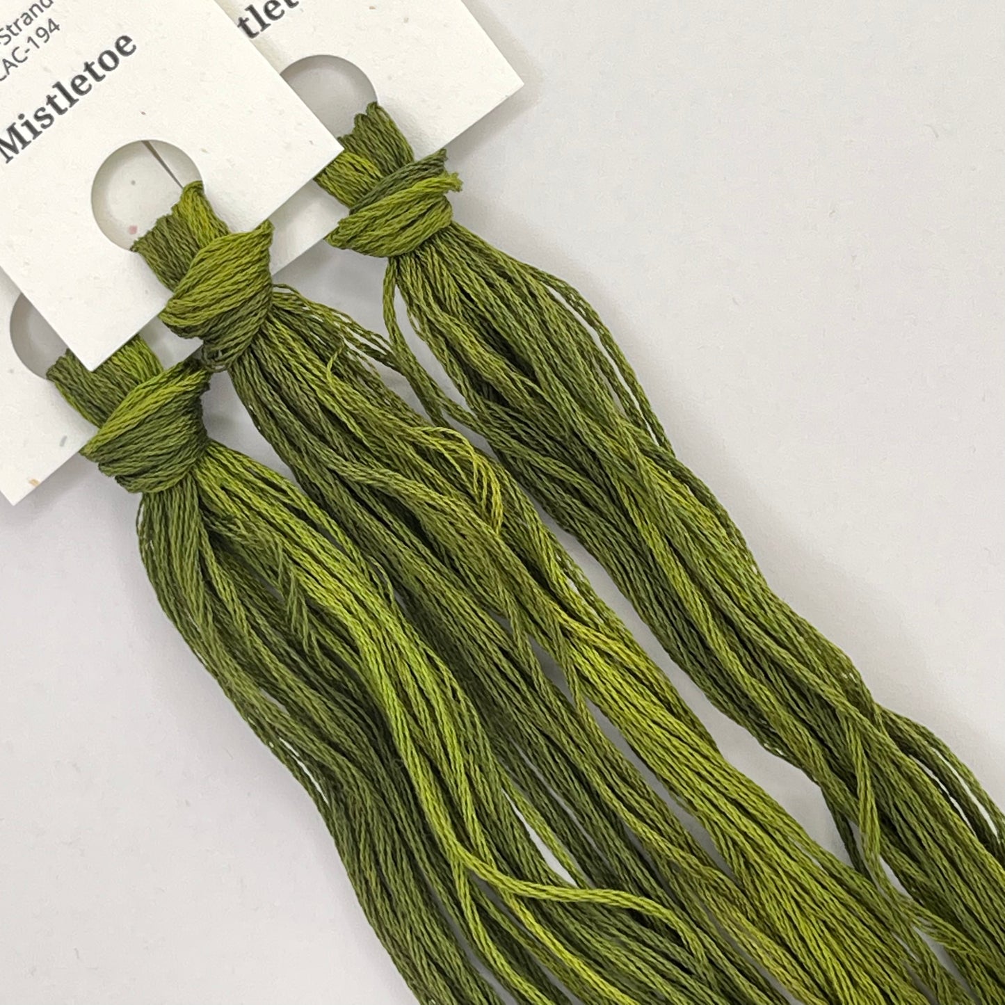 Colour and Cotton Hand Dyed Thread - Mistletoe
